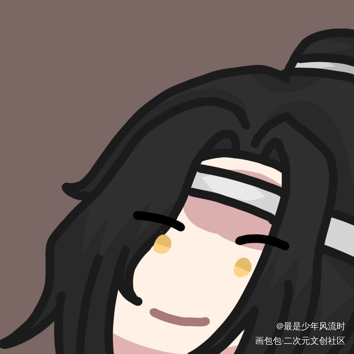 叽娃儿_魔道祖师忘羡蓝忘机魏无羡绘画作品