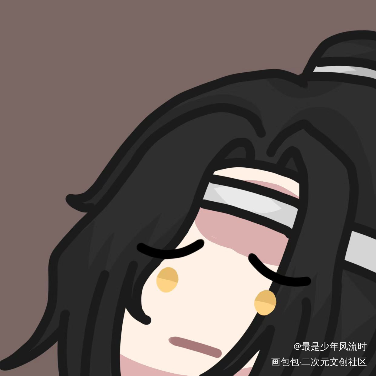 叽娃儿_魔道祖师忘羡蓝忘机魏无羡绘画作品