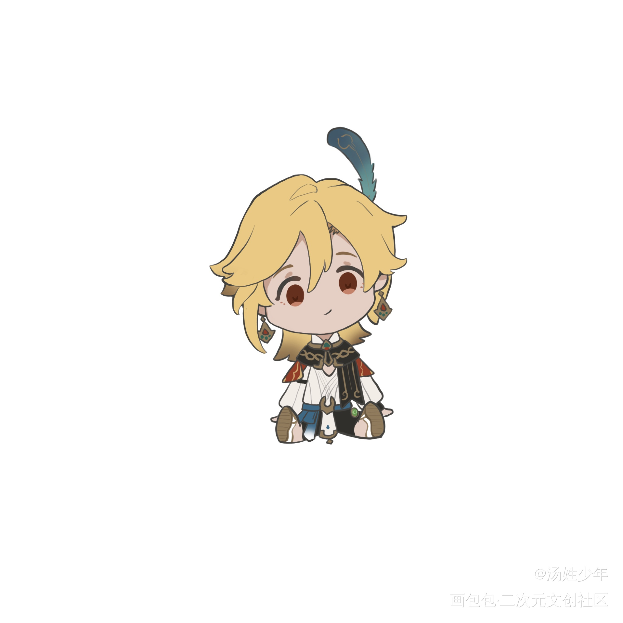 _原神卡维艾尔海森绘画作品