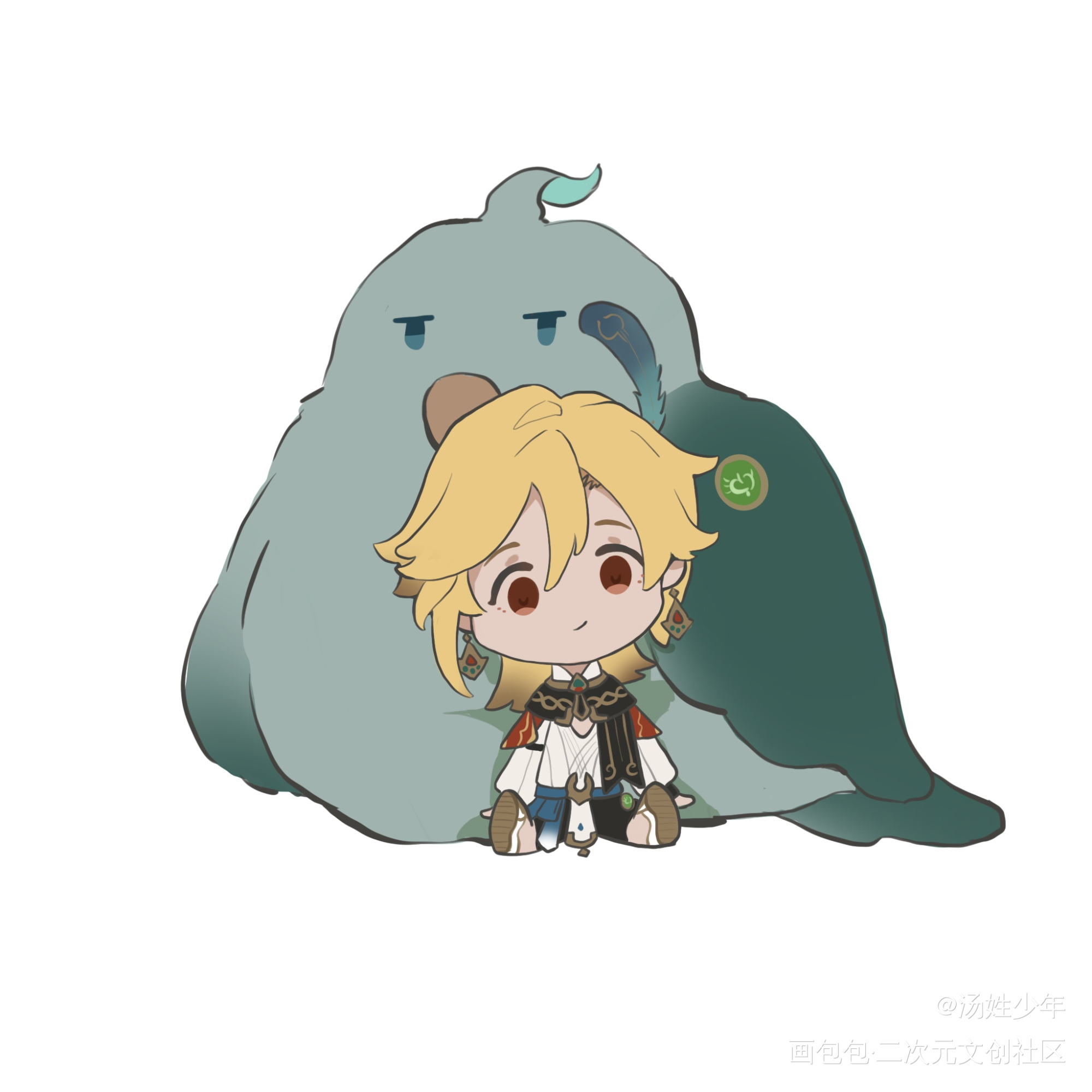 _原神卡维艾尔海森绘画作品