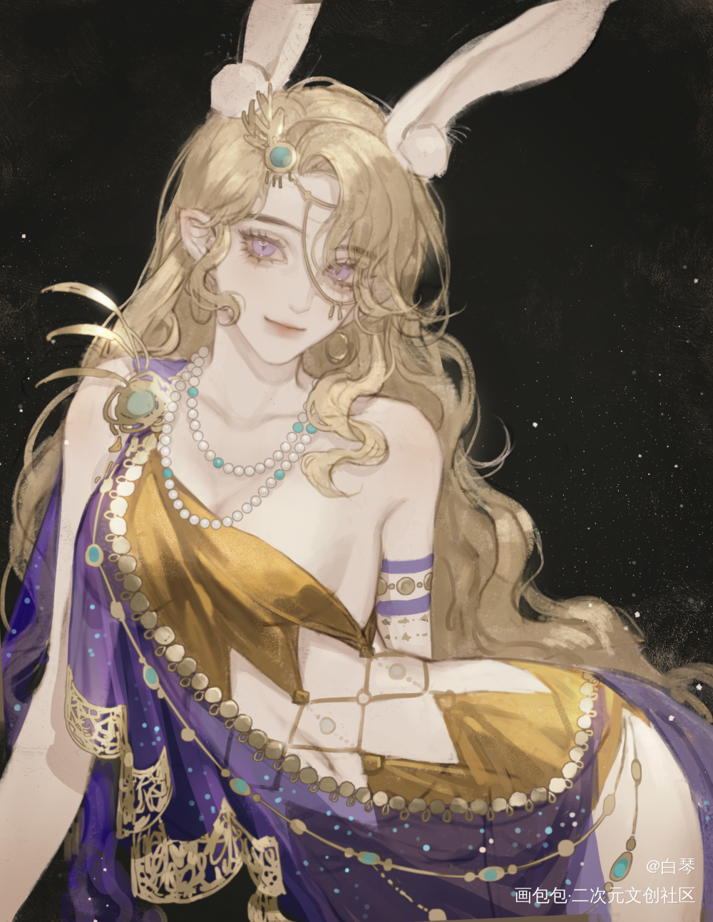 火罗国最美的宝藏猎人_厚涂火罗圣女迦南永劫无间绘画作品