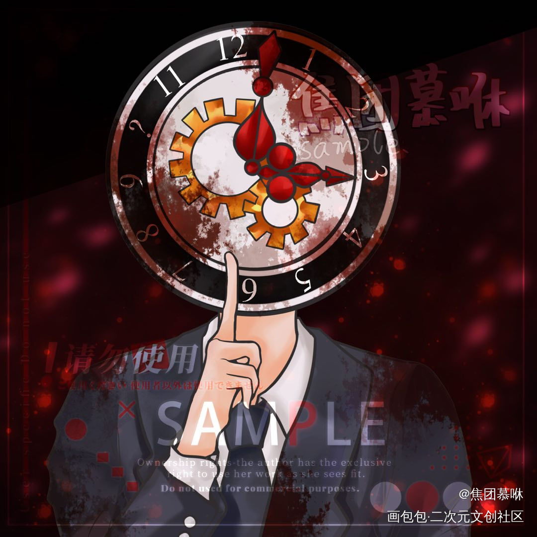 稿稿_求约稿大头约稿画师约稿头像约稿指绘摸鱼约稿绘画绘画作品