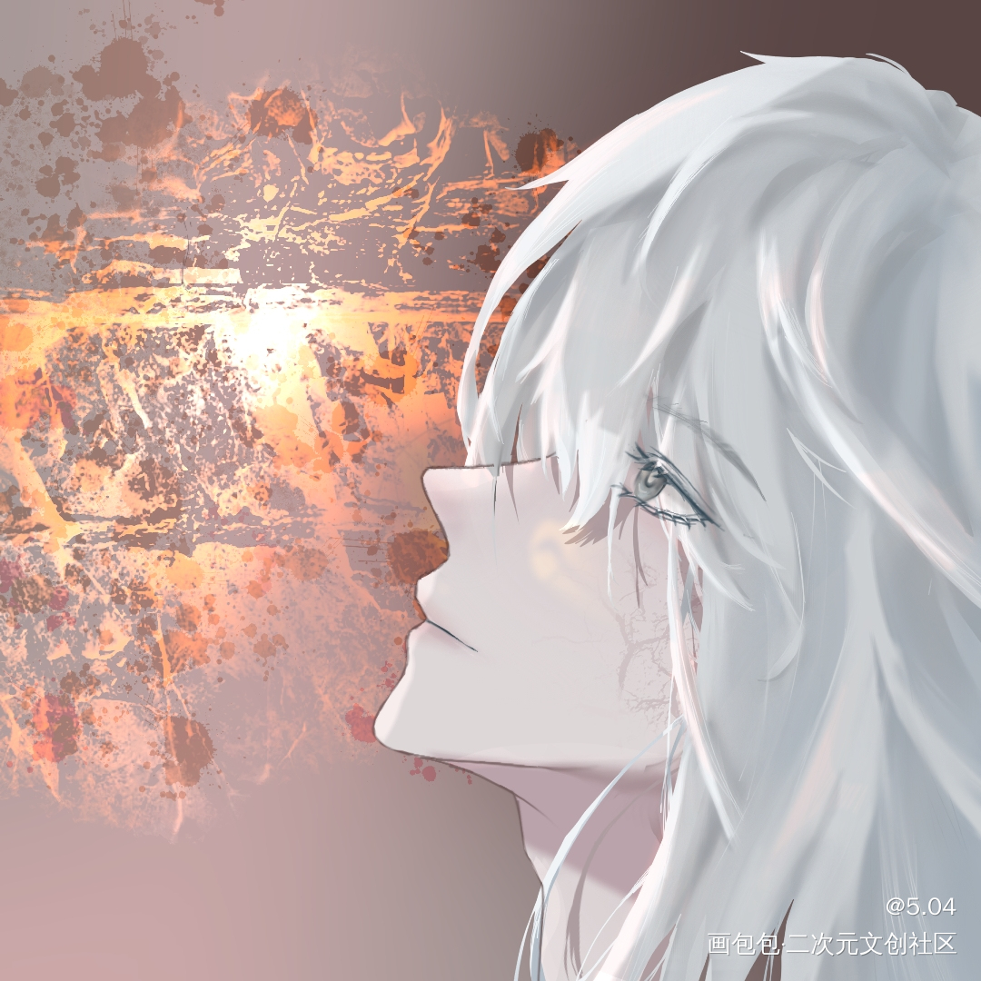 白柳和谢塔_我在惊悚游戏里封神白柳谢塔绘画作品