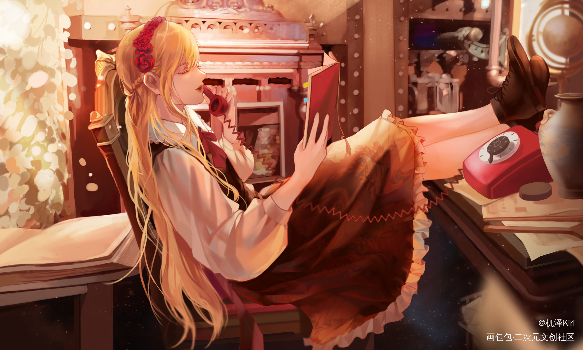 ocです_摸鱼页oc绘画作品