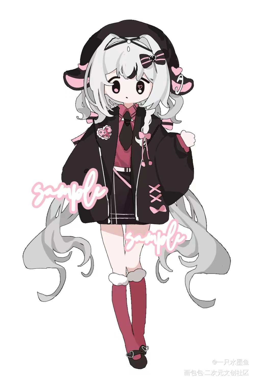 女儿新衣服_自设约稿oc绘画作品