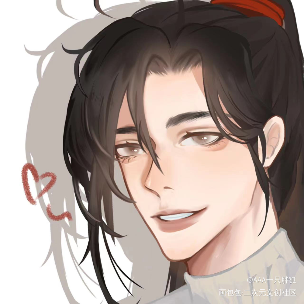 快乐小羡_魔道祖师忘羡蓝忘机魏无羡绘画作品