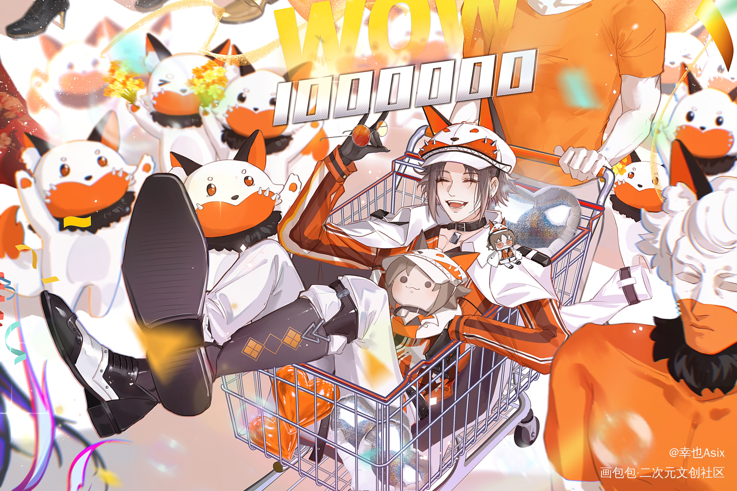 小咪百万了！_luxiemmystarias绘画作品