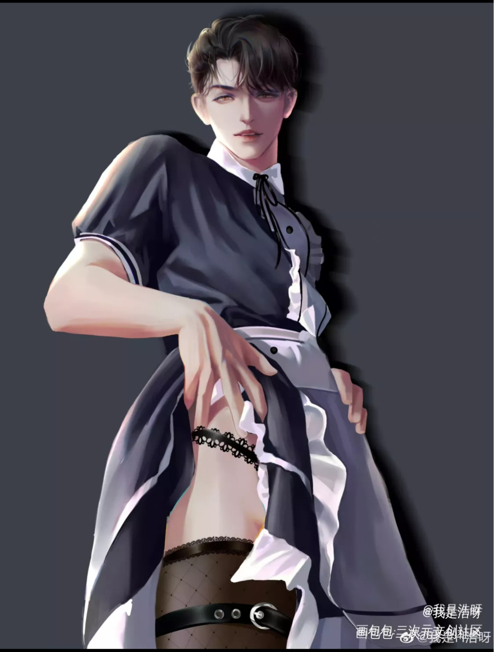 小面包生日无料_职业替身188男团晏明修绘画作品