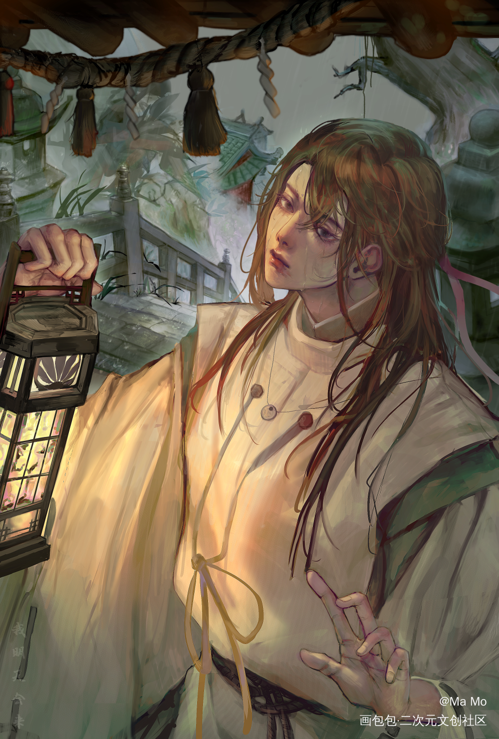 我在無限遊戲裡封神-我明天會來_我在惊悚游戏里封神白柳绘画作品