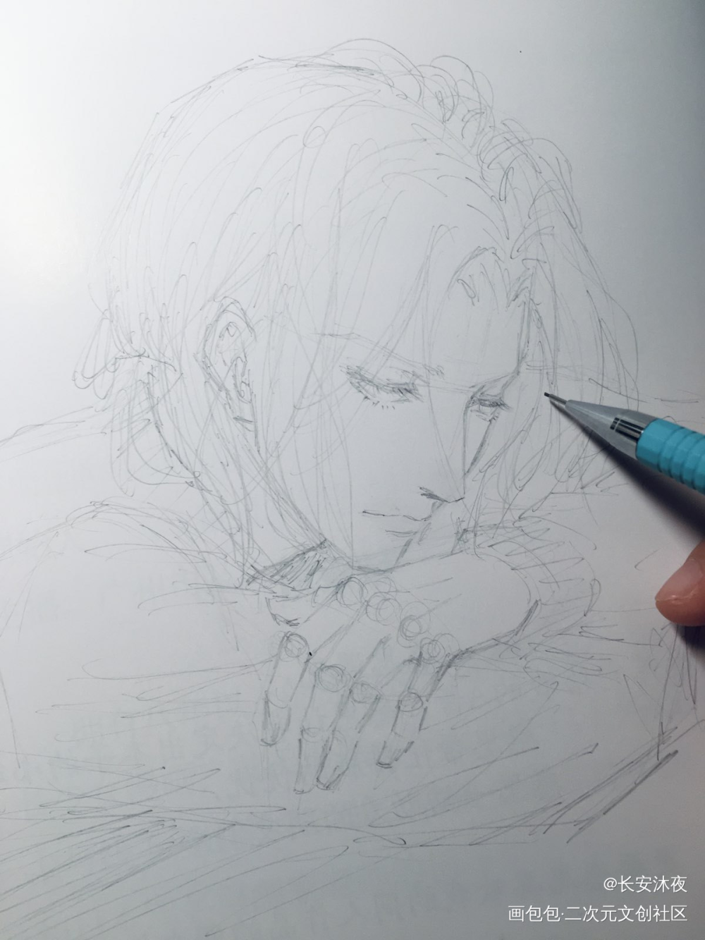 _默读费渡手绘绘画作品