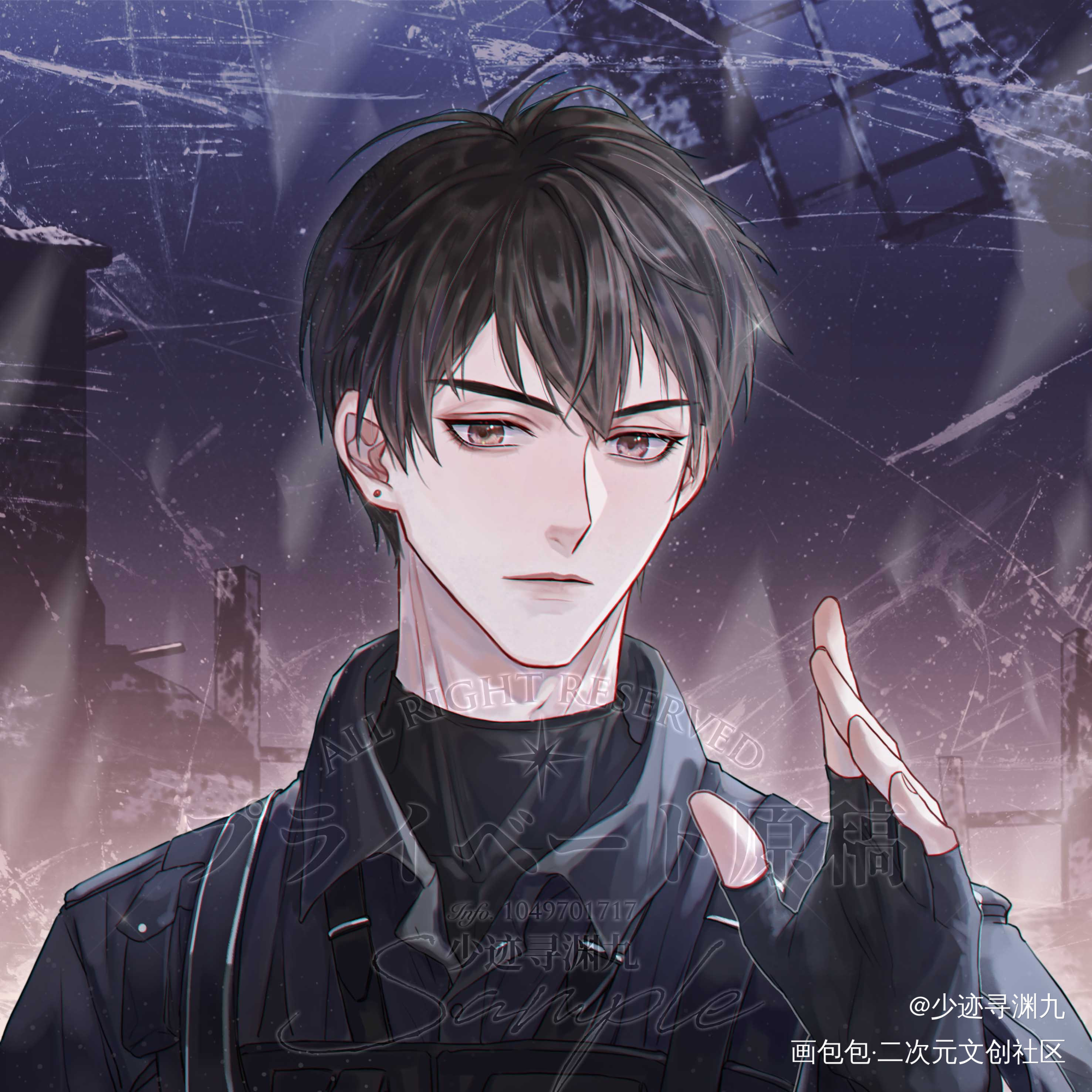 不死者_不死者周戎司南平涂同人绘画作品