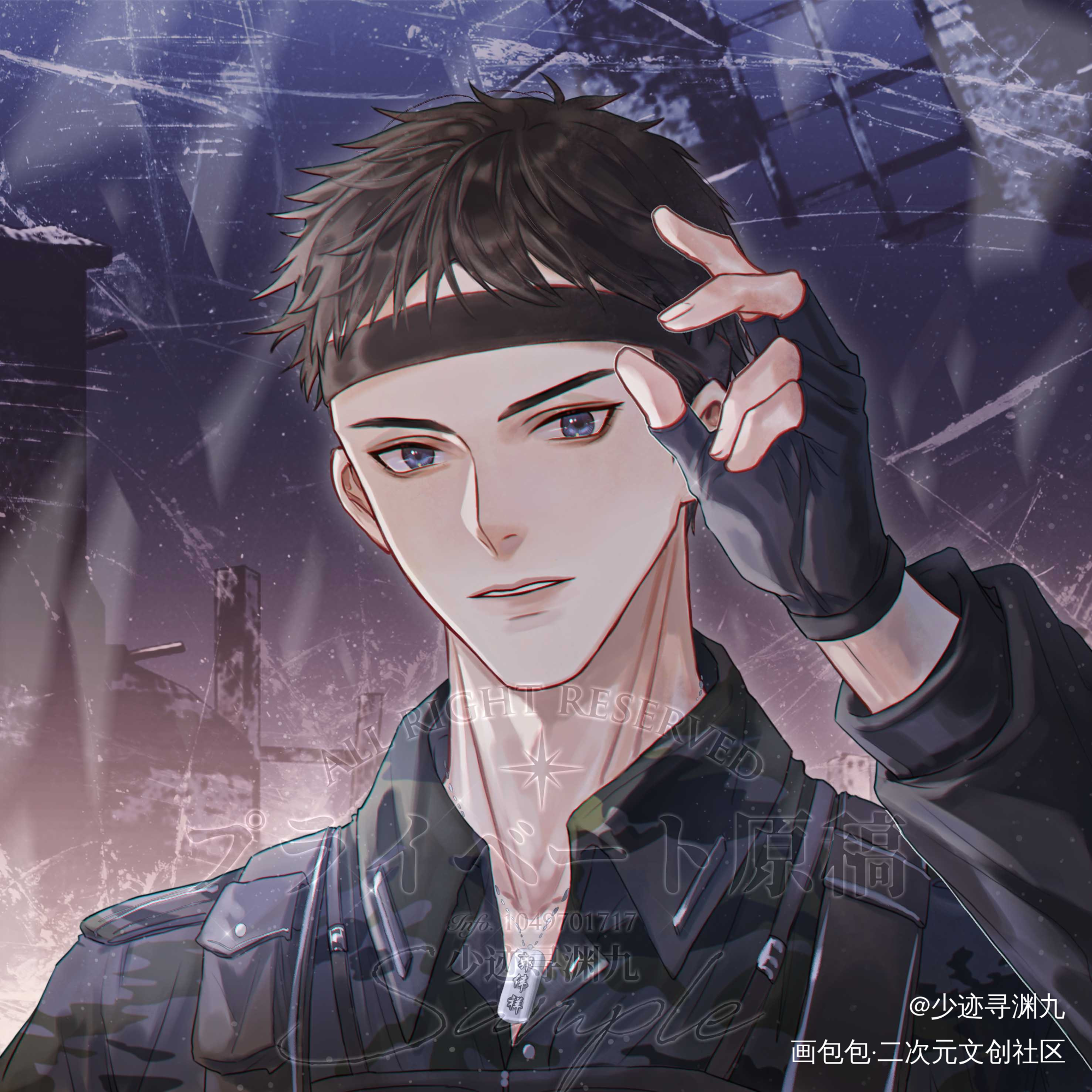 不死者_不死者周戎司南平涂同人绘画作品