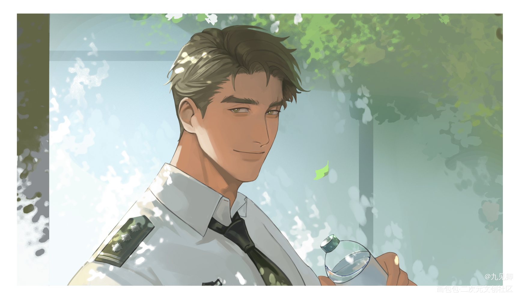 我家猛1_厚涂原创oc绘画作品