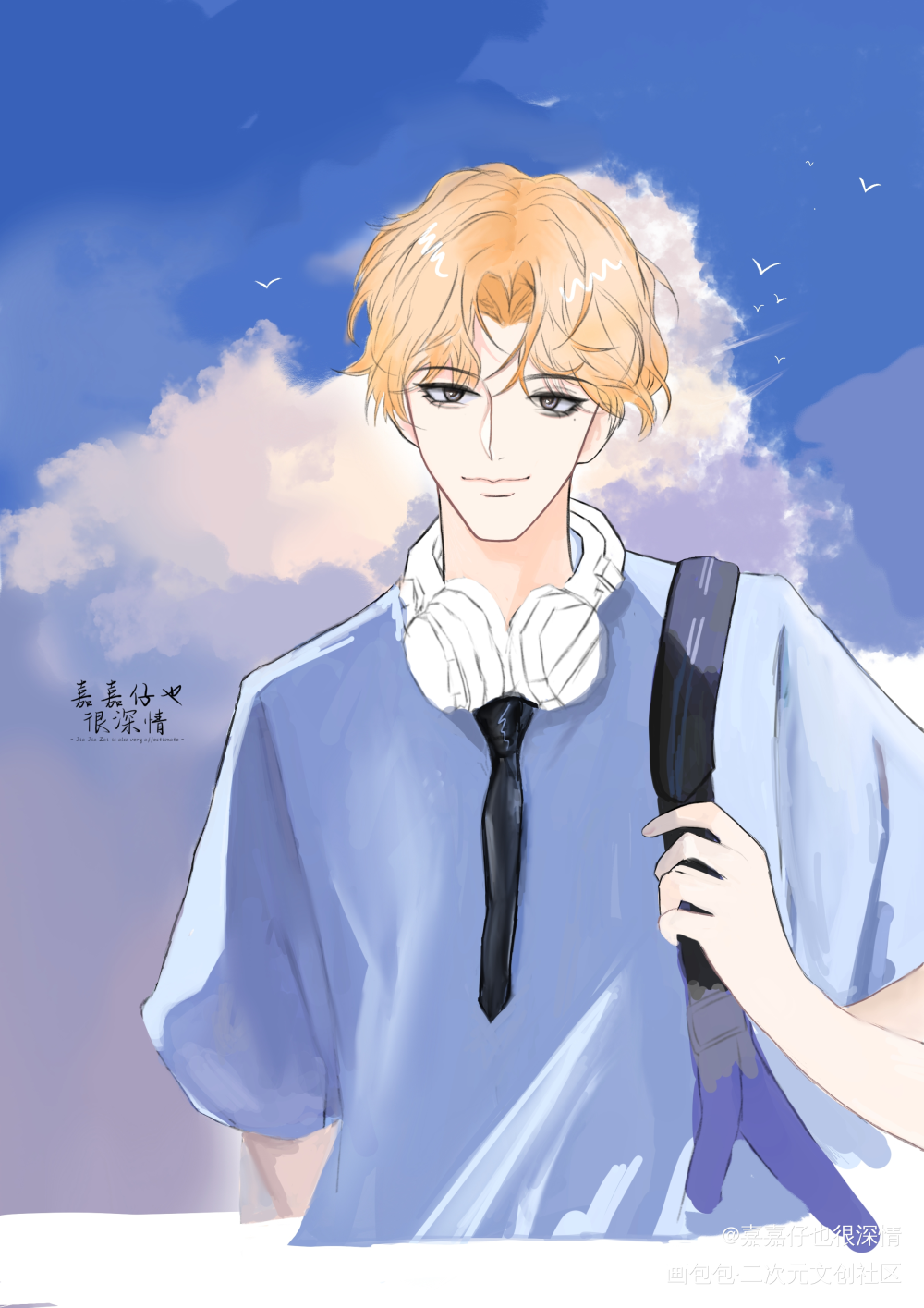 辛辛生日快乐哇_188男团妹叔赵锦辛绘画作品