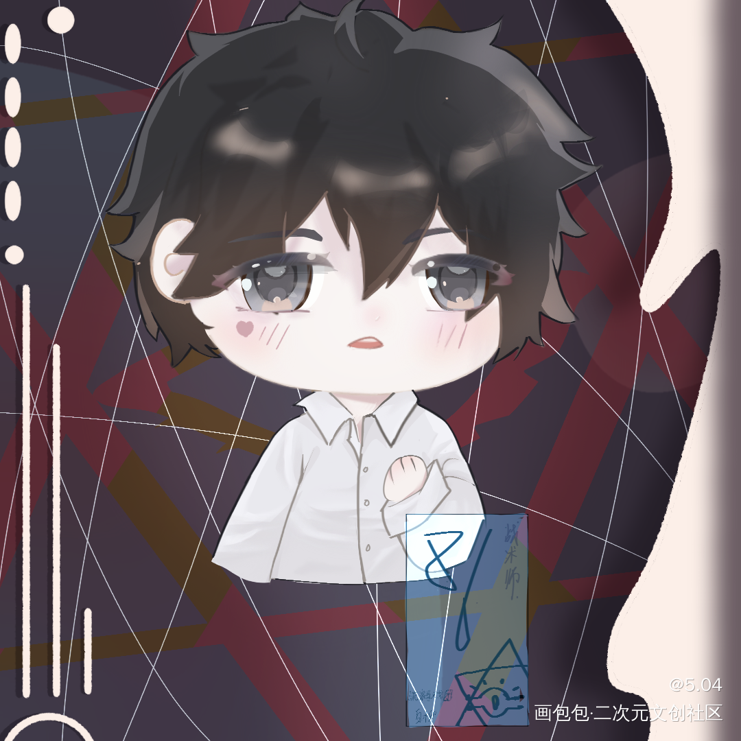 Q版柳子_我在惊悚游戏里封神白柳绘画作品