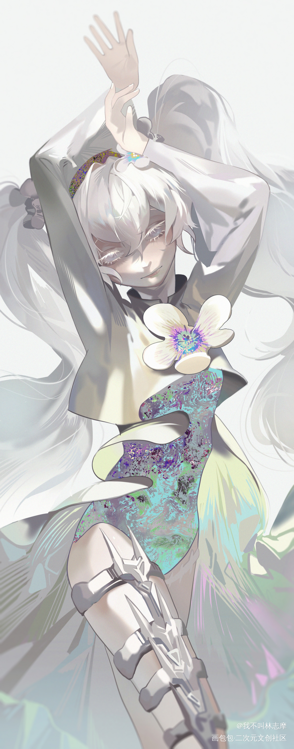 白色炼狱之女儿_oc绘画作品