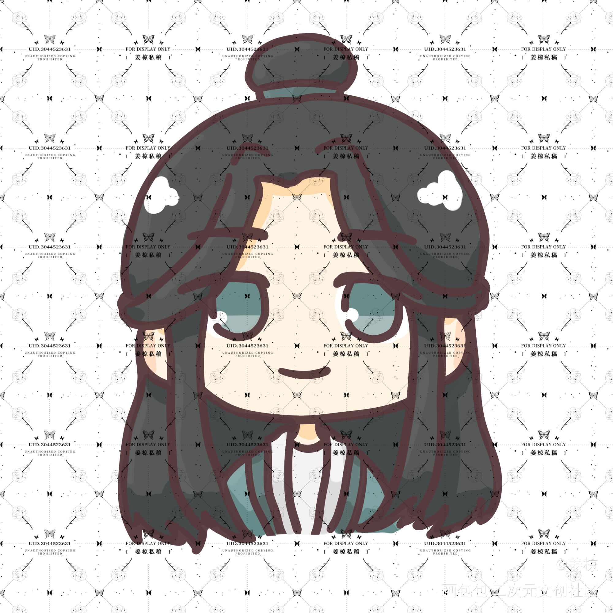 温柔小沈＆高冷酷gay_人渣反派自救系统沈清秋洛冰河约稿绘画作品