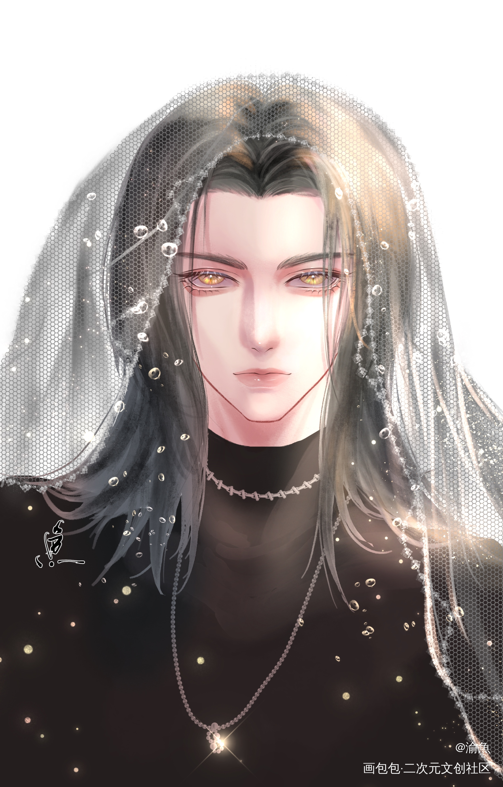 现pa机_魔道祖师忘羡蓝忘机厚涂半厚涂板绘绘画绘画作品