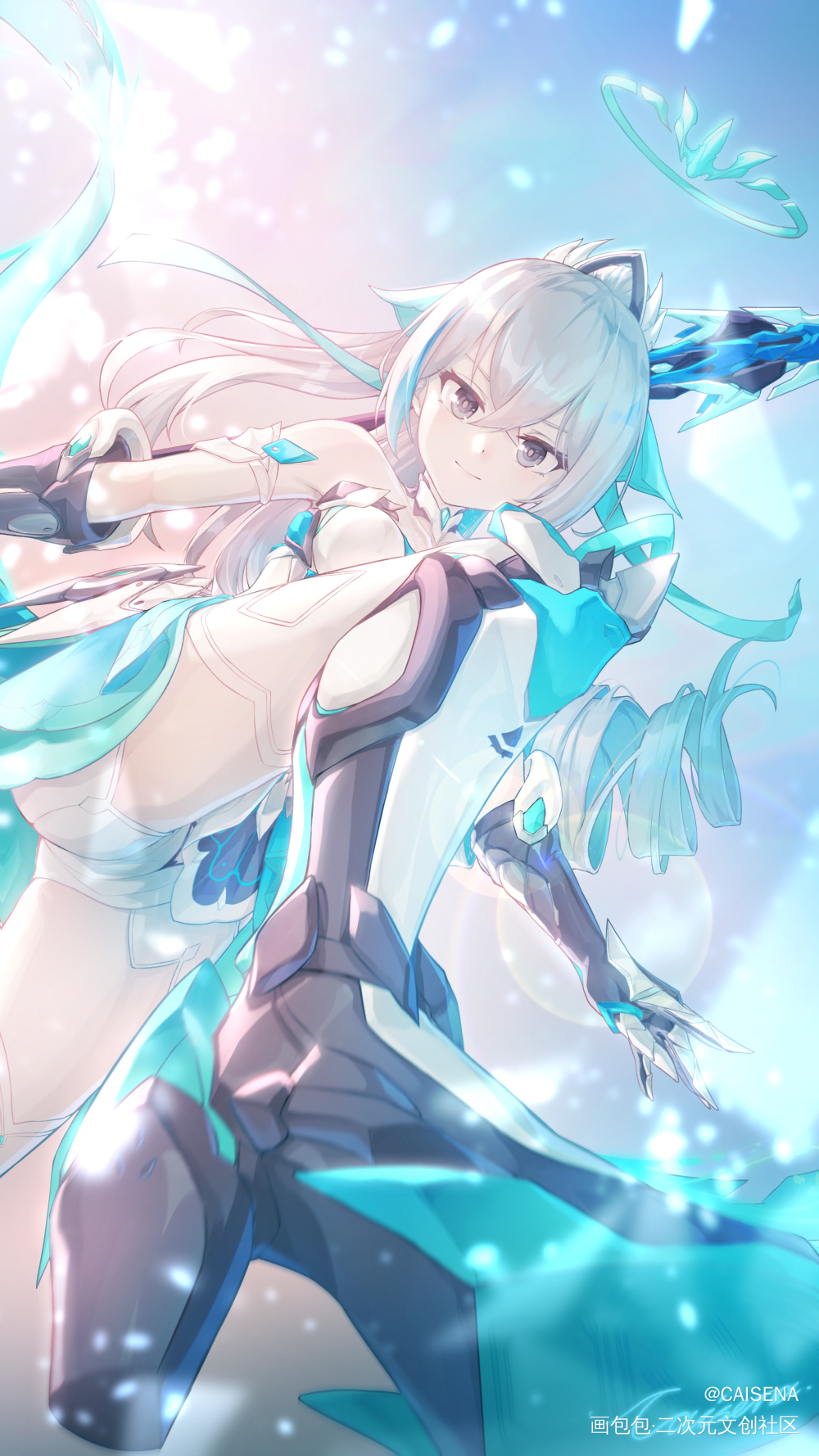 怎么？还不服气吗_崩坏3布洛妮娅日系同人绘画作品