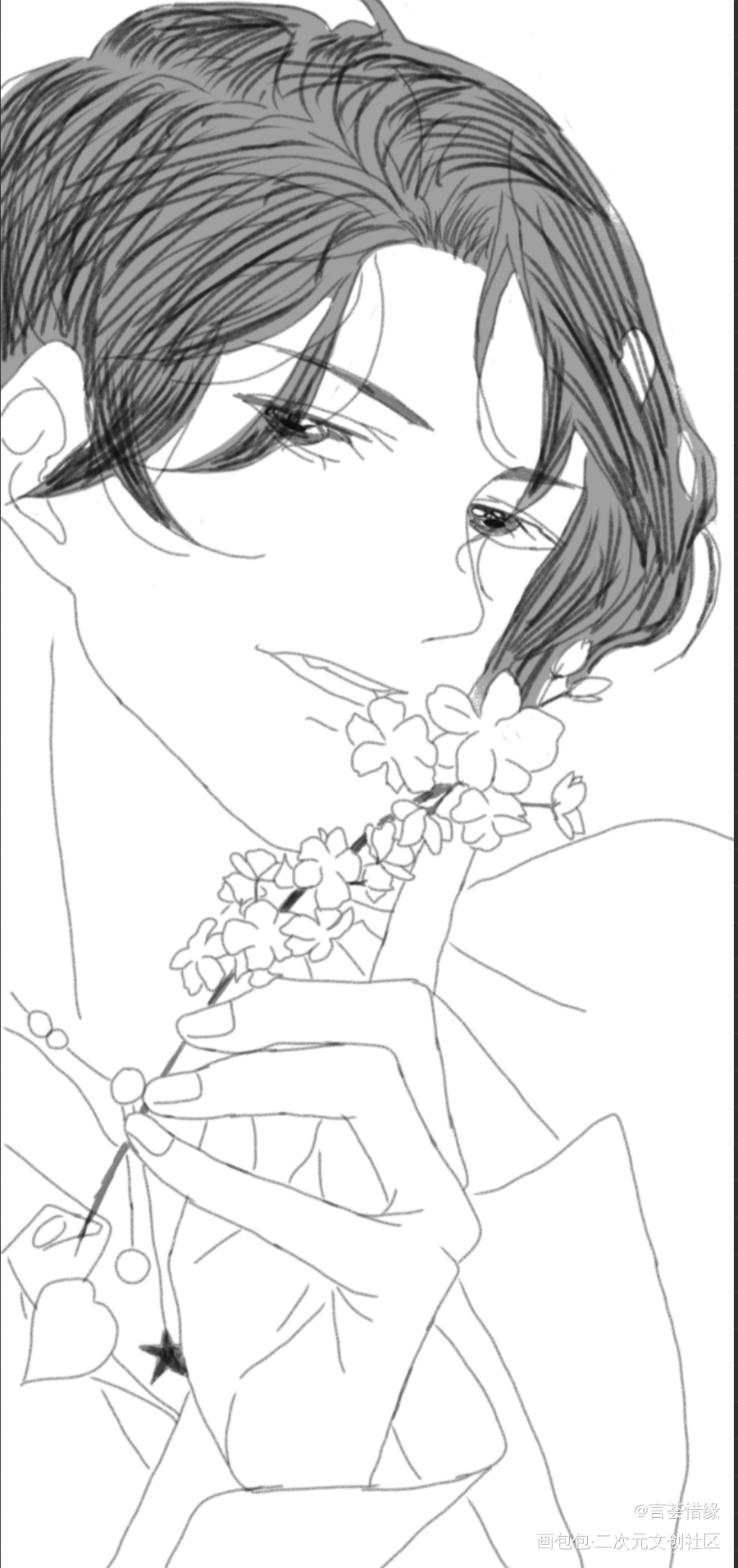 188~_188男团赵锦辛何故宋居寒绘画作品