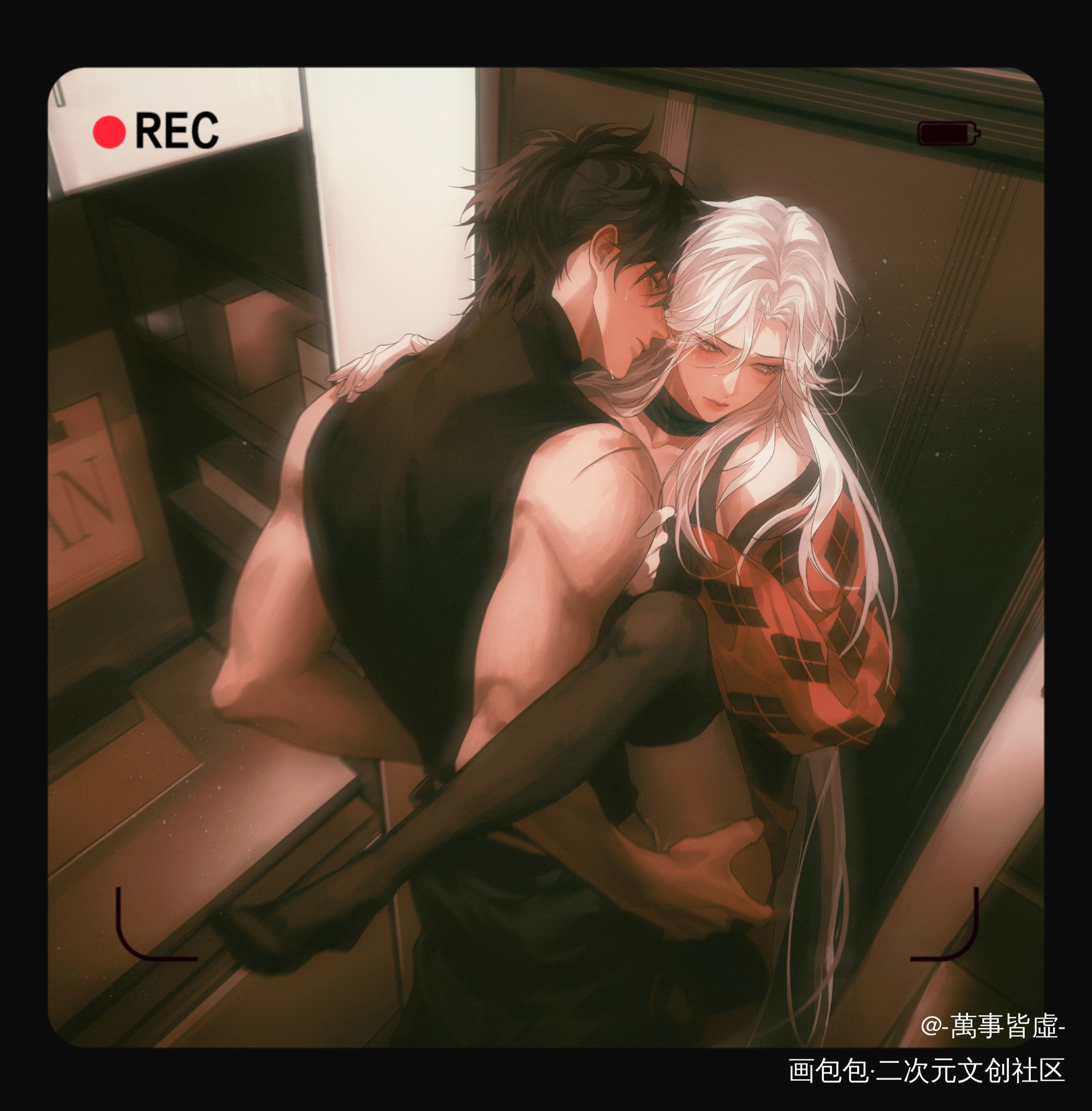 oc_平涂裂弦oc绘画作品