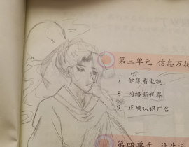 那些年课本上的神操作_绘画作品