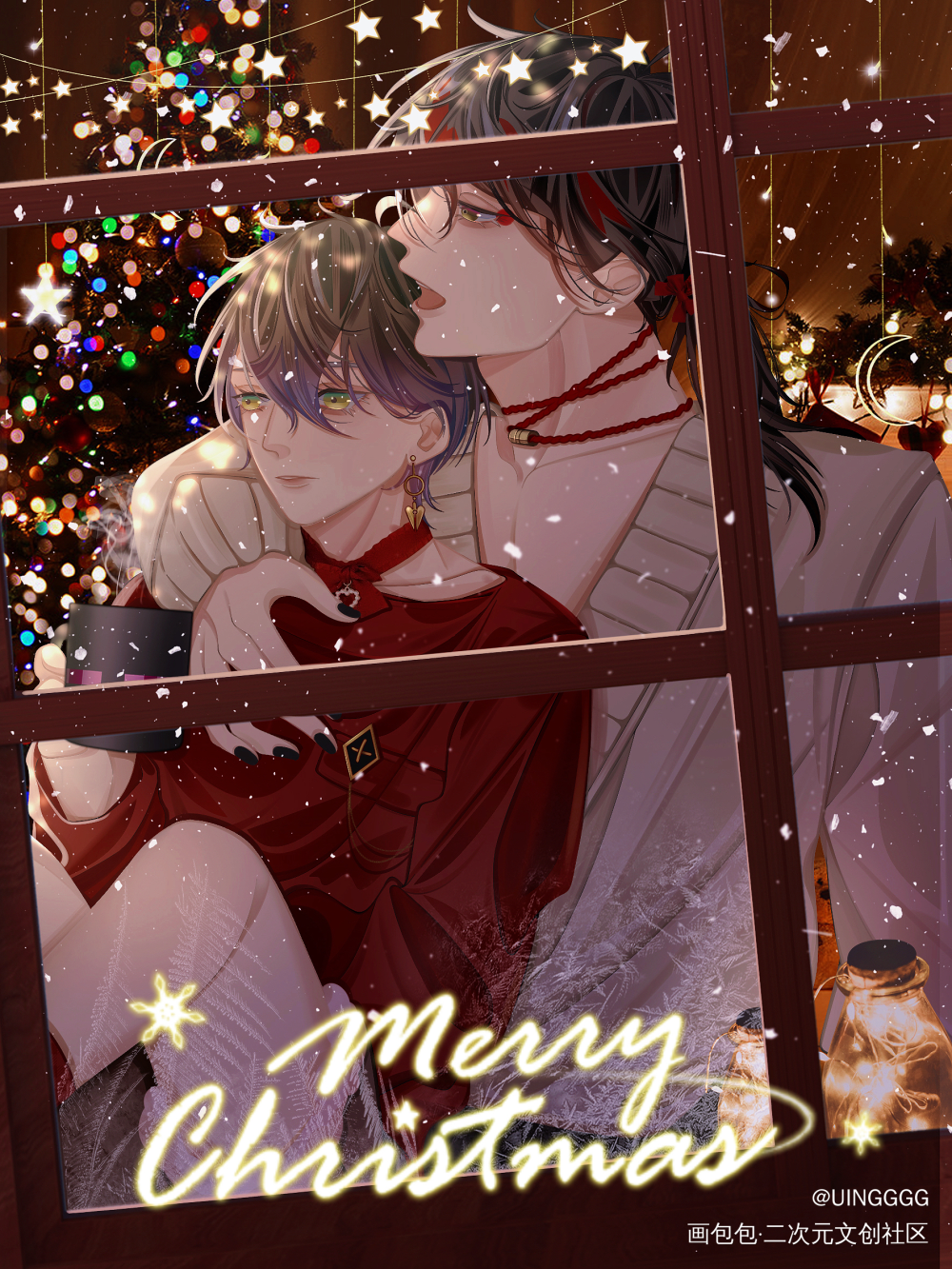 MerryChristmas_ikeakumavoxike绘画作品
