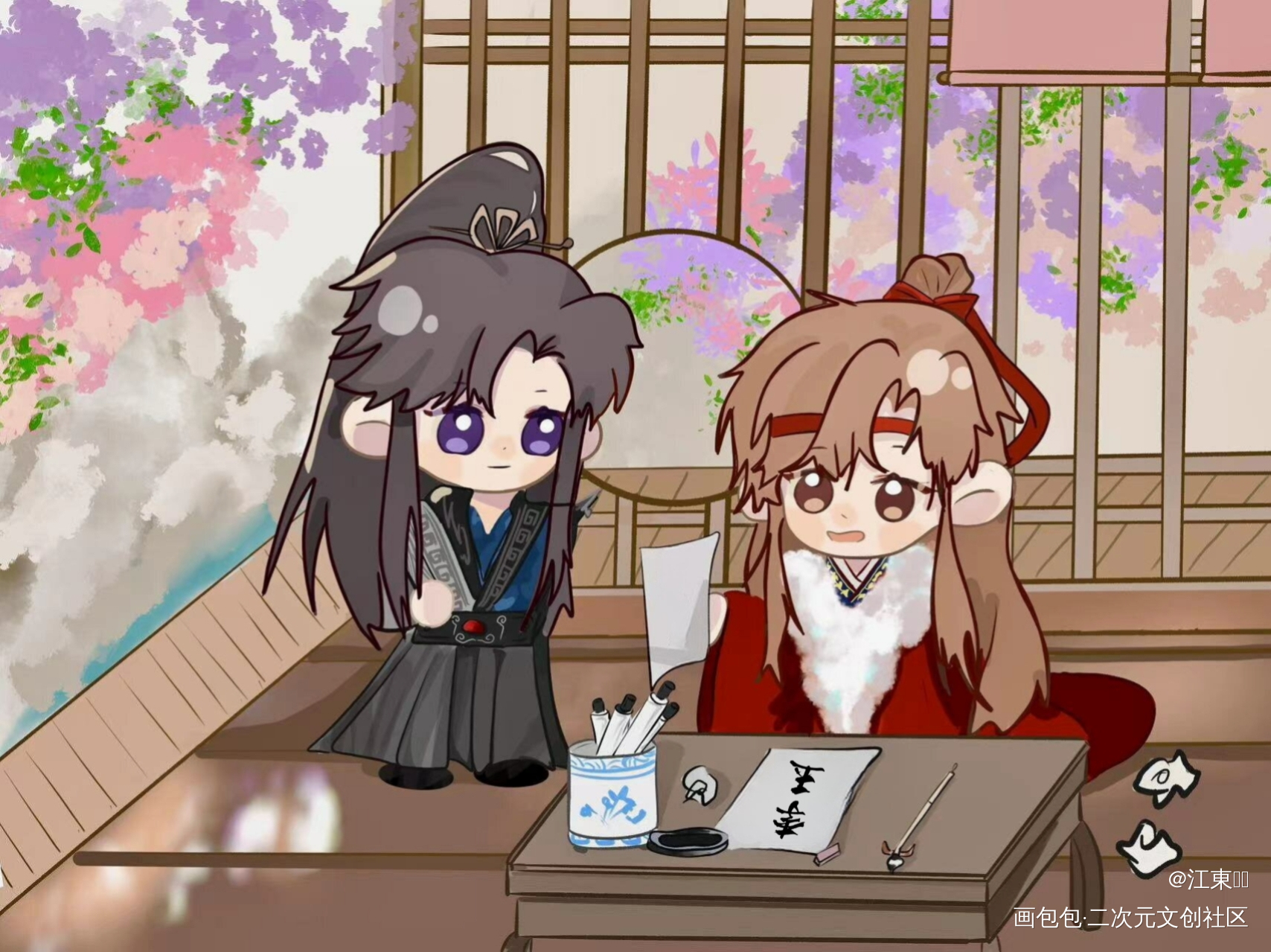 古风_188男团绘画作品