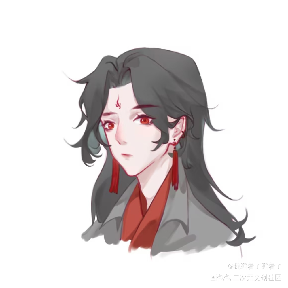 小冰_人渣反派自救系统冰秋洛冰河同人绘画作品