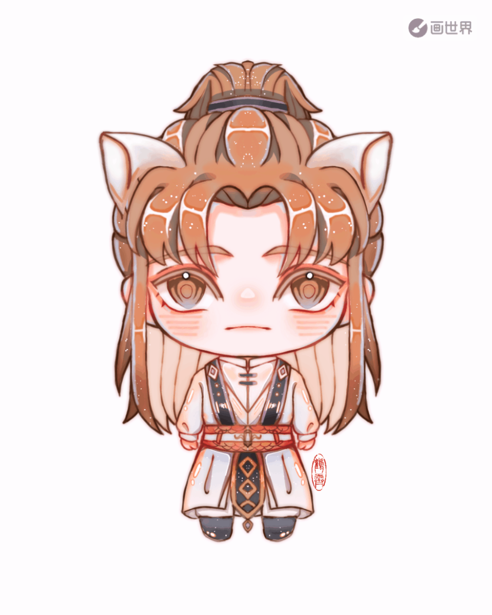 一只晚宁猫猫_二哈和他的白猫师尊楚晚宁海棠微雨共归途二哈和他的白猫师尊-同人绘画作品