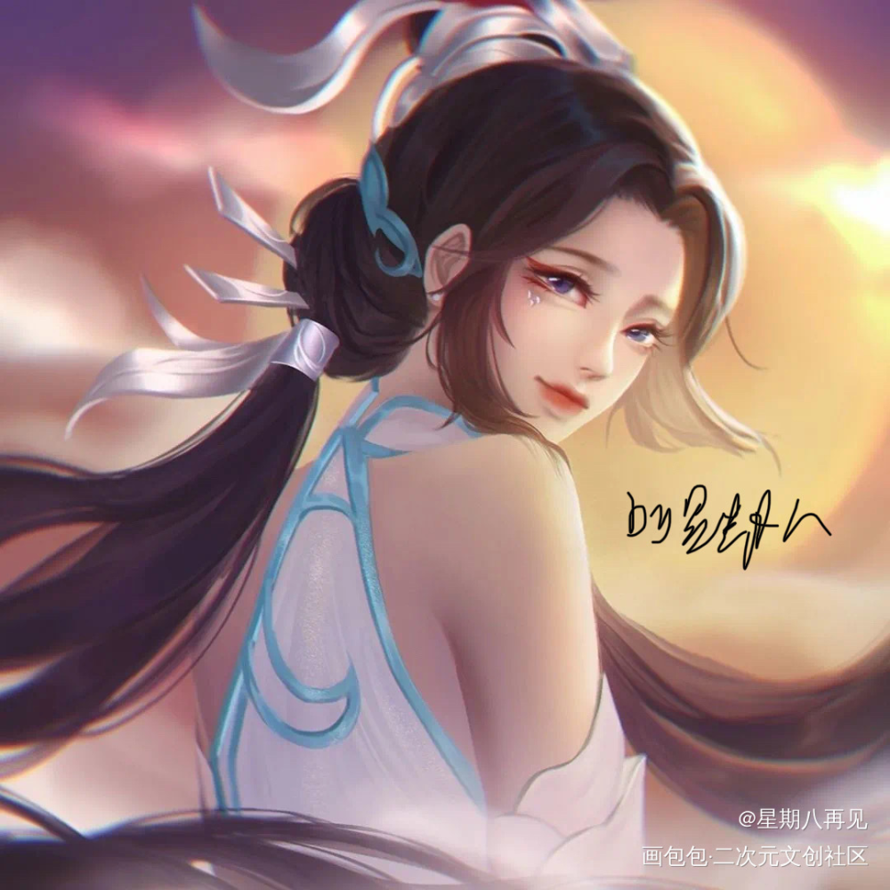 _王者荣耀大乔绘画作品