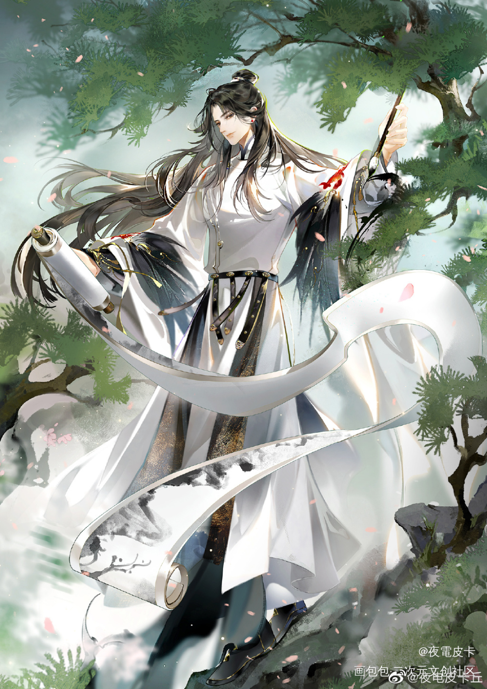 _君自长安来绘画作品