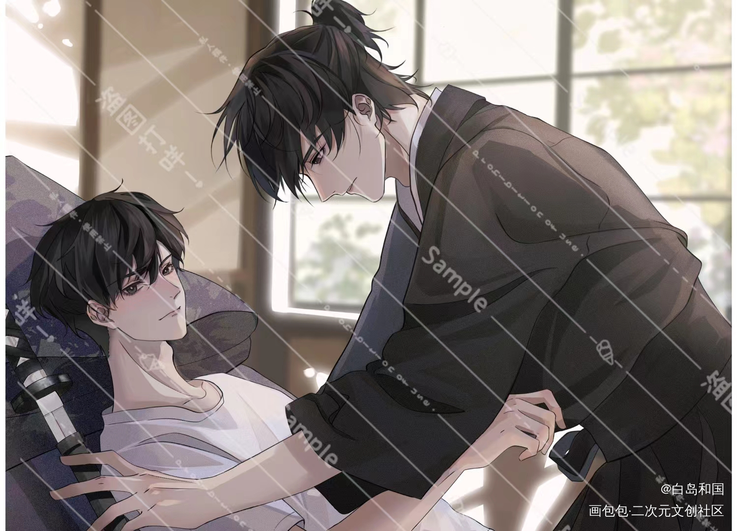 解禁稿子_同人约稿板绘绘画绘画作品