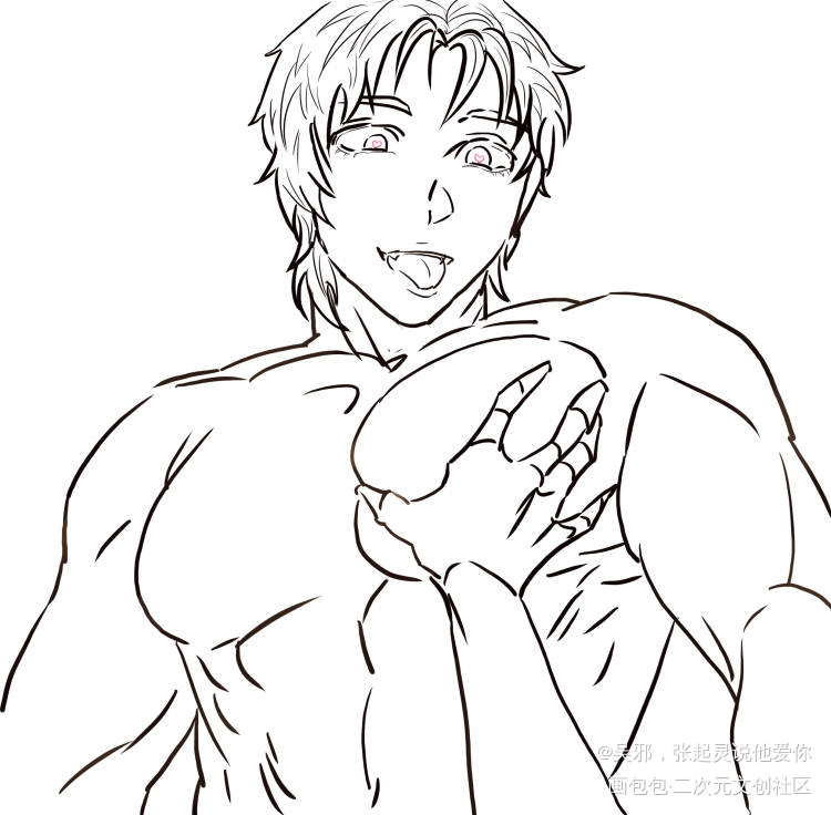 简哥😘_188男团李简板绘涂摸鱼绘画作品