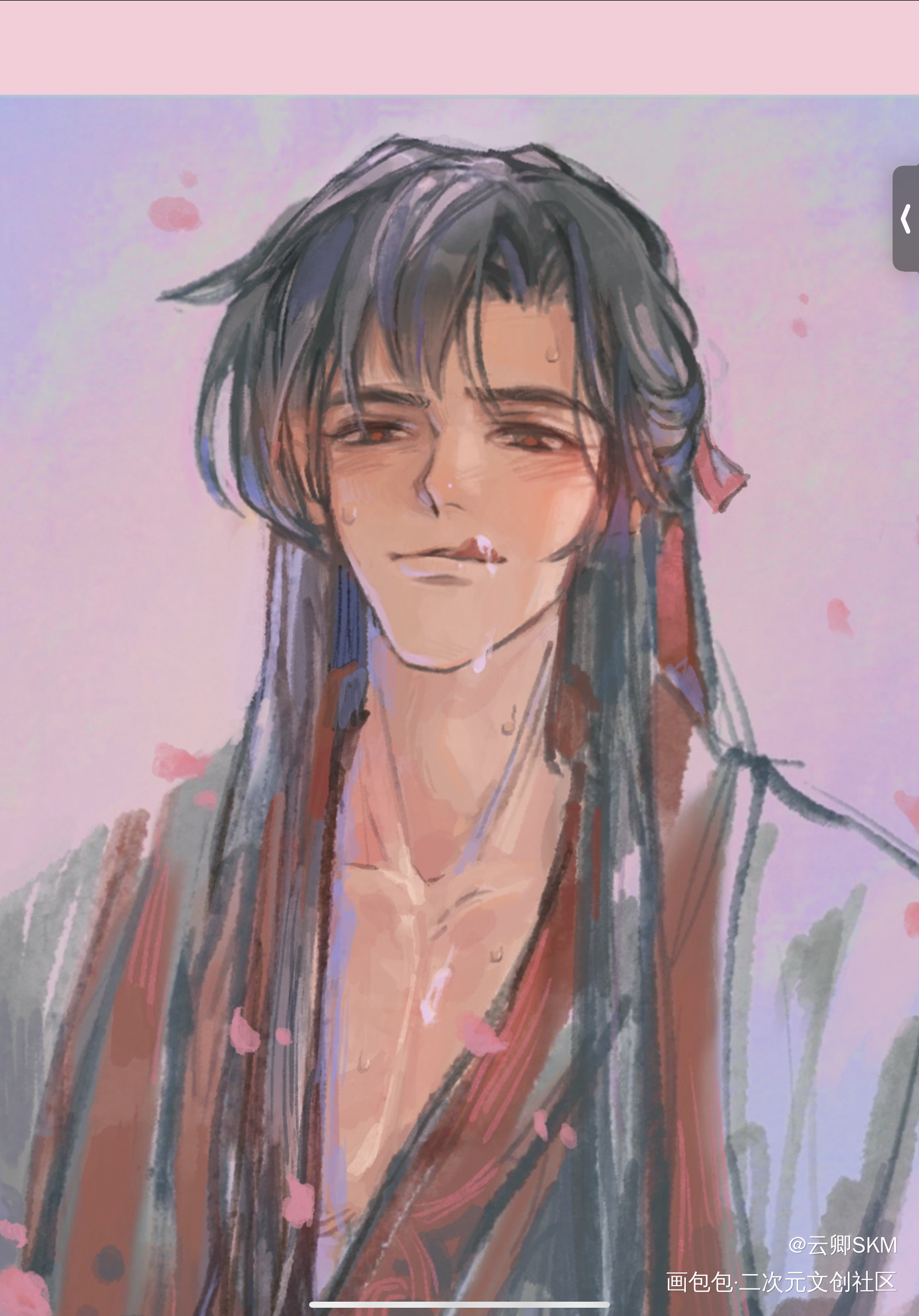咳咳 早上好_魔道祖师忘羡绘画作品