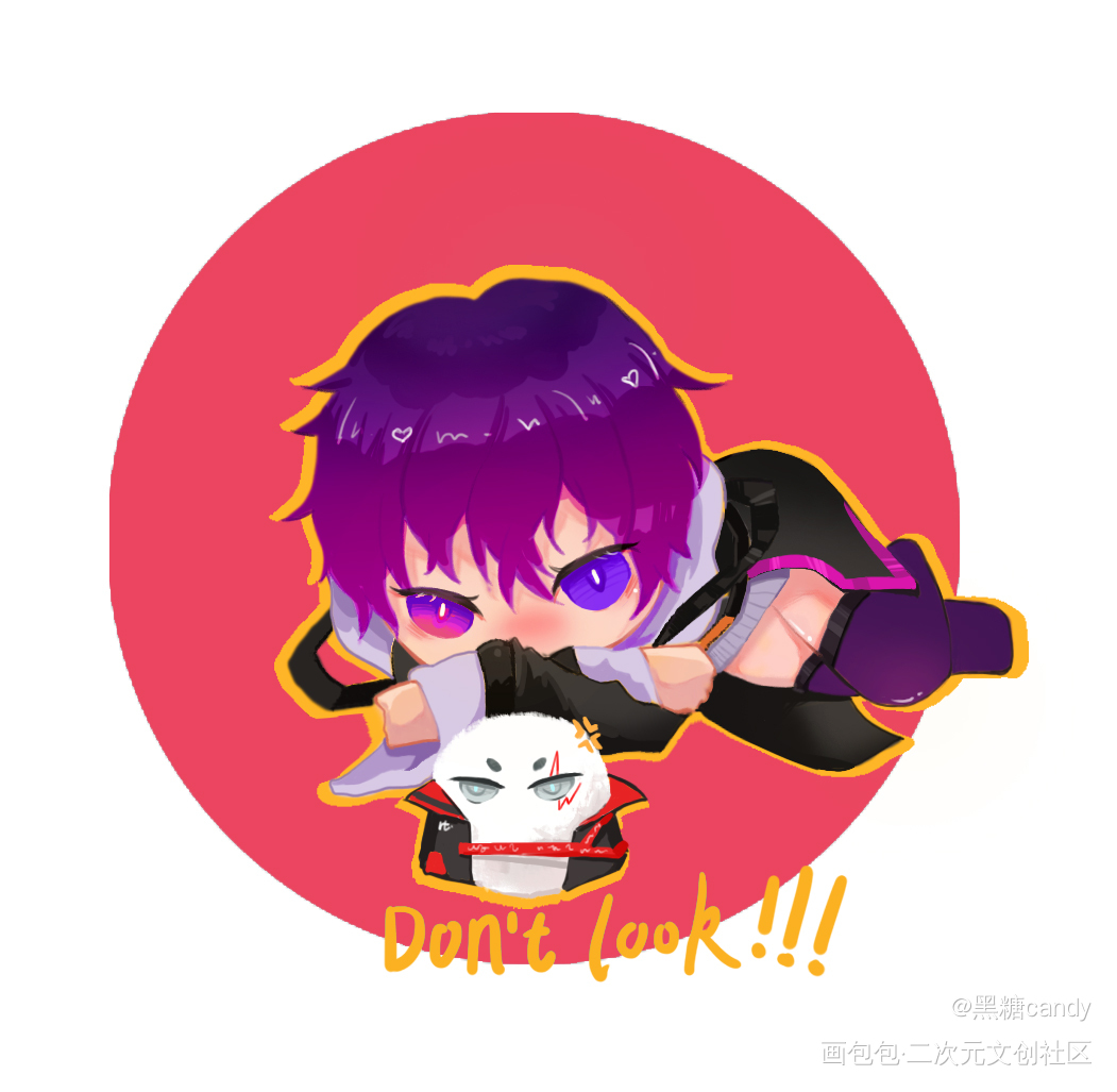 小情侣_板绘涂fulgurovidUkiVioleta绘画作品