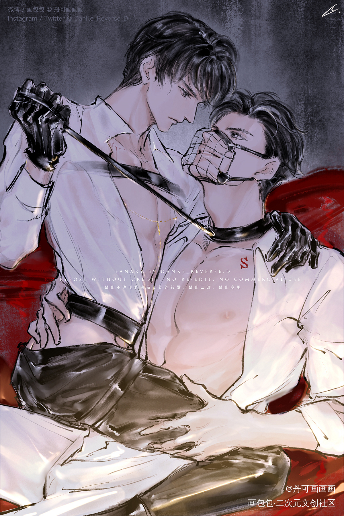 Naughty._洄天白酌绘画作品