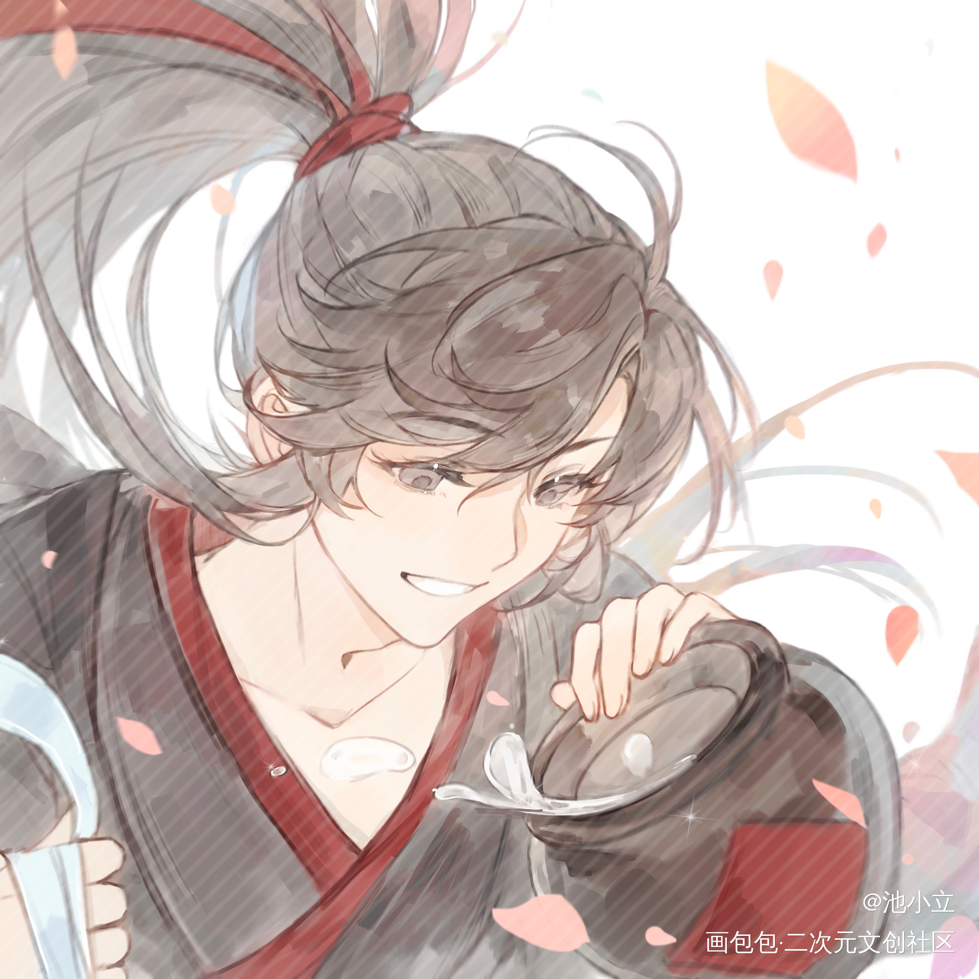 同醉百年钟情碧_魔道祖师忘羡蓝忘机魏无羡蓝忘机0123生日快乐魏无羡1031生日快乐绘画作品