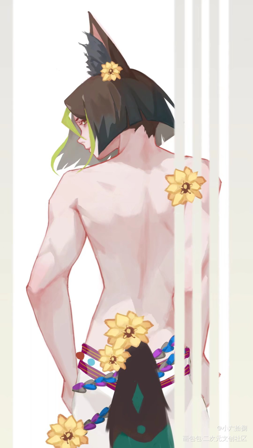 这样的小提没问题吗？_原神板绘涂提纳里绘画作品