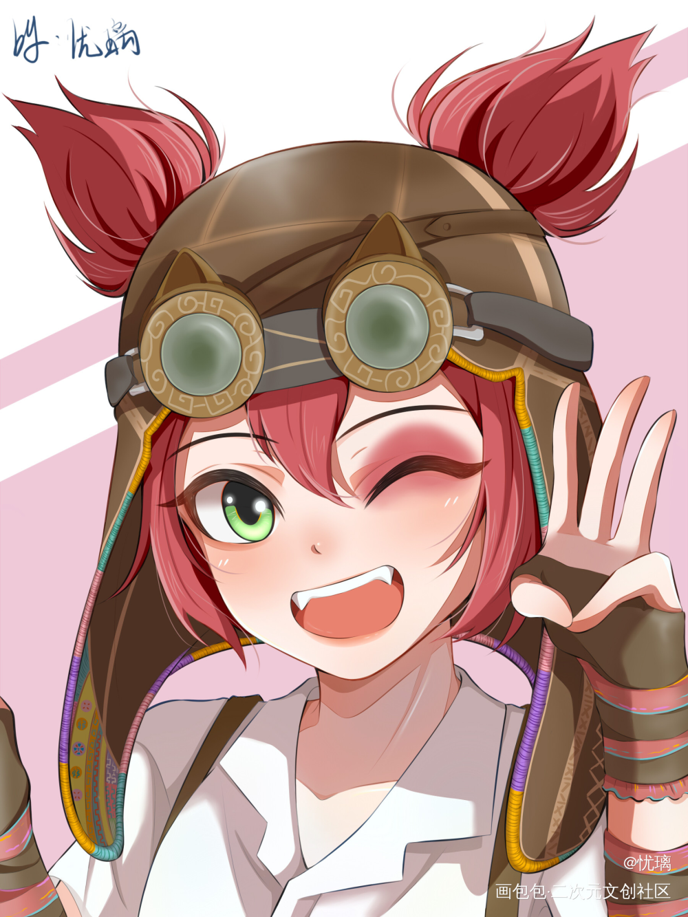 2023新年快乐啦！✨_新神榜杨戬杨戬板绘涂平涂沉香绘画作品