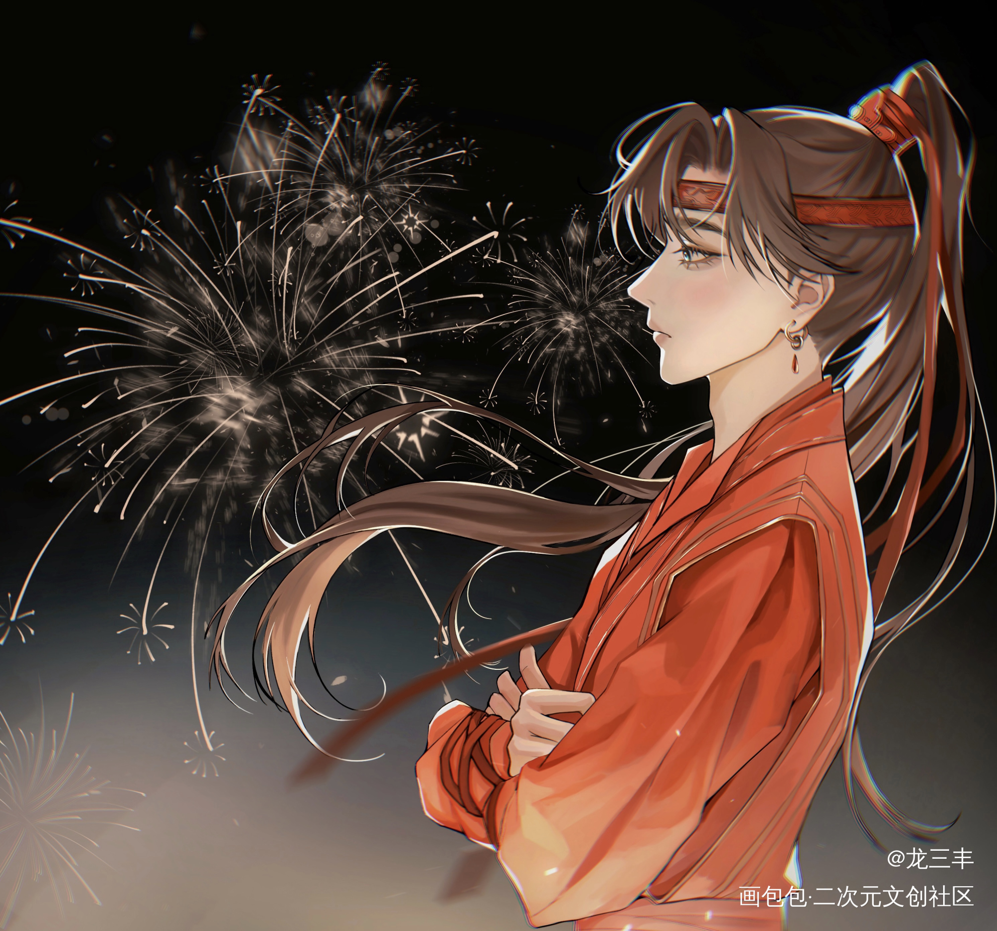 新年快乐_古风临摹绘画绘画作品