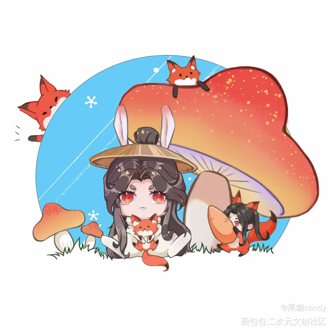 _天官赐福绘画作品