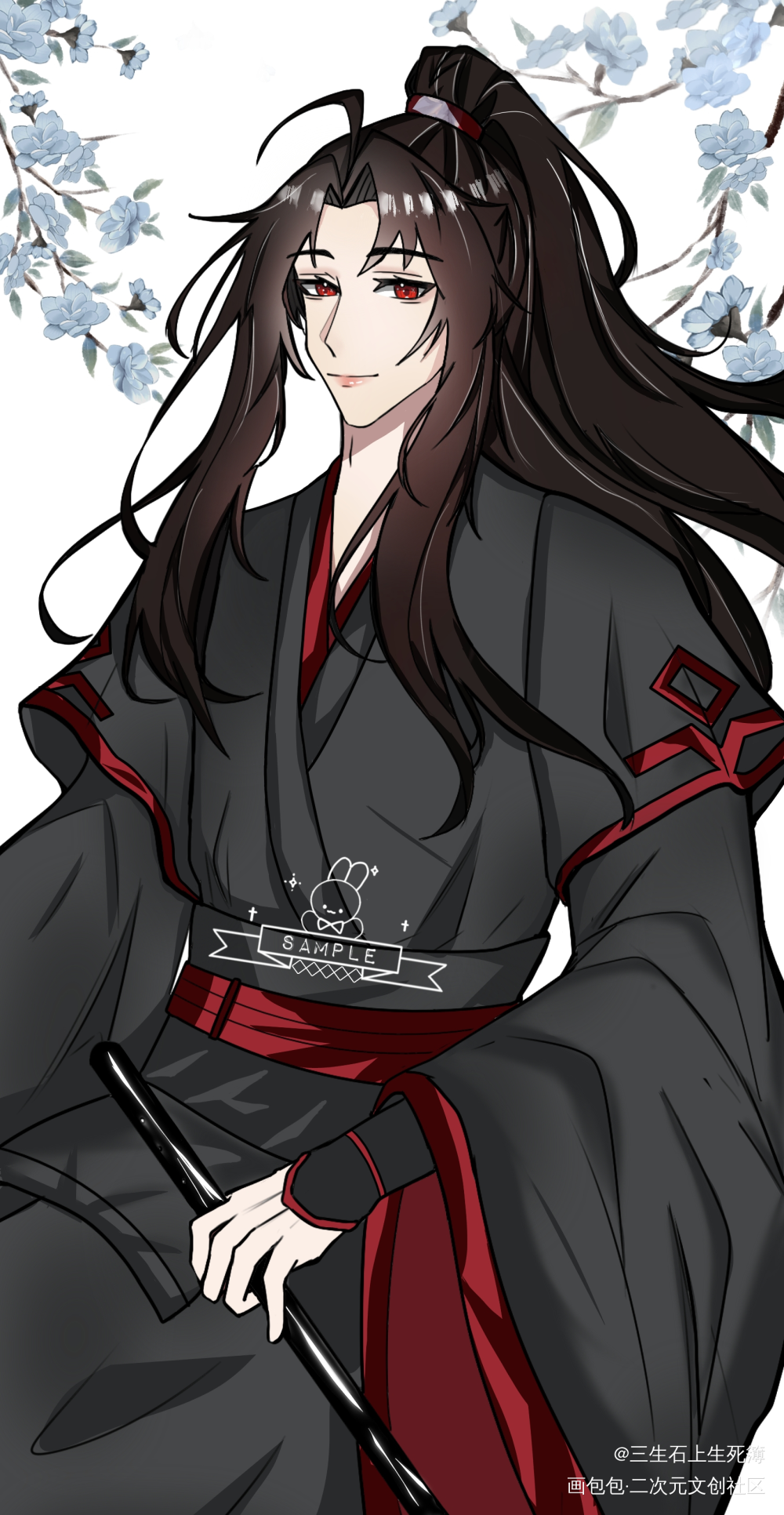 夷陵老祖魏无羡_魔道祖师忘羡绘画作品