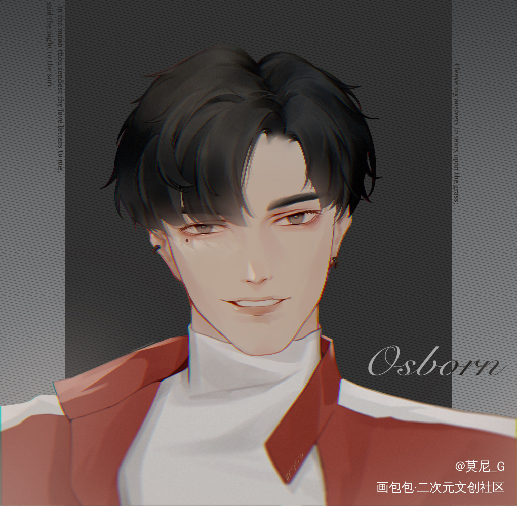 11_光与夜之恋萧逸头像绘画绘画作品