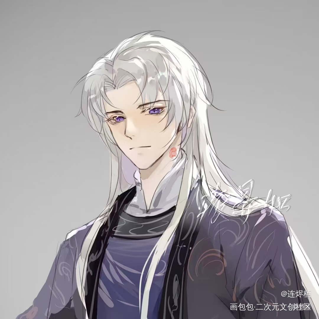 凌云心_花亦山心之月同人凌晏如绘画作品