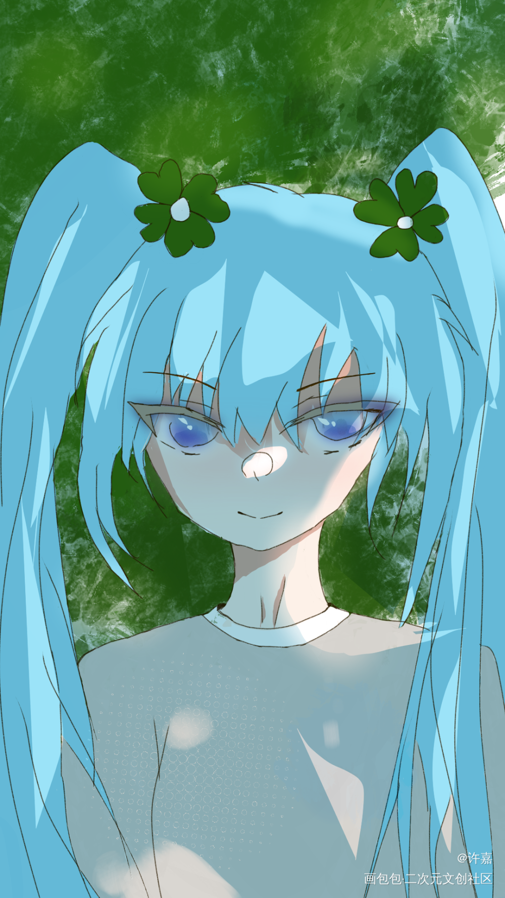 _摸鱼页绘画作品