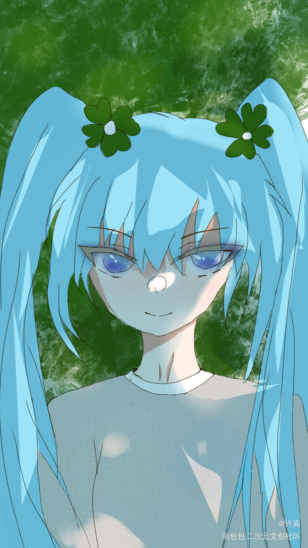 _摸鱼页绘画作品