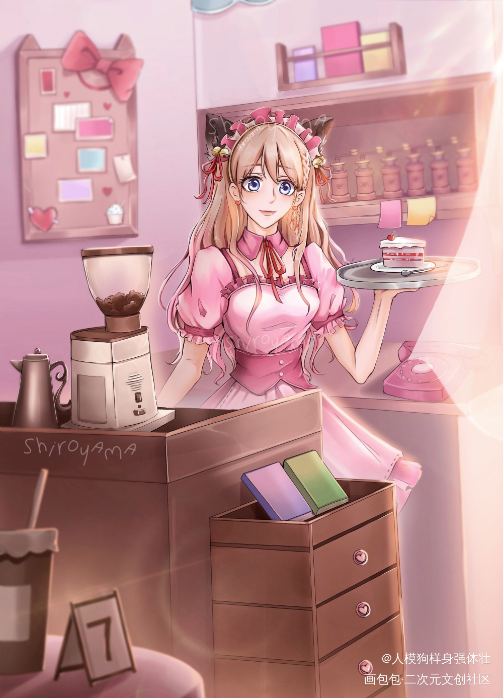 【再度与你】☕️卿卿咖啡店☕️_再度与你同人快看漫画绘画作品