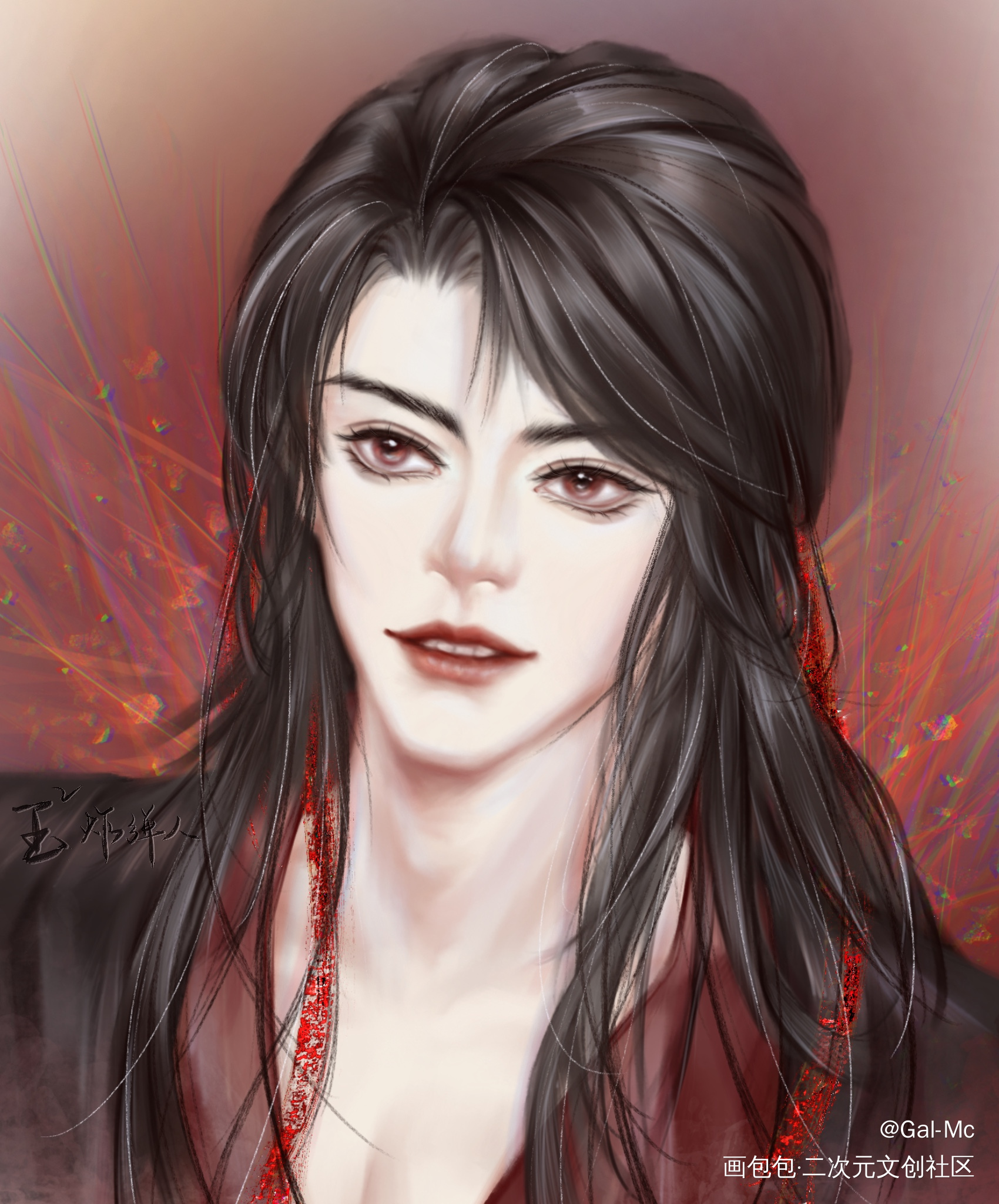 他们好配啊_魔道祖师忘羡蓝忘机魏无羡板绘涂我要上首推绘画作品