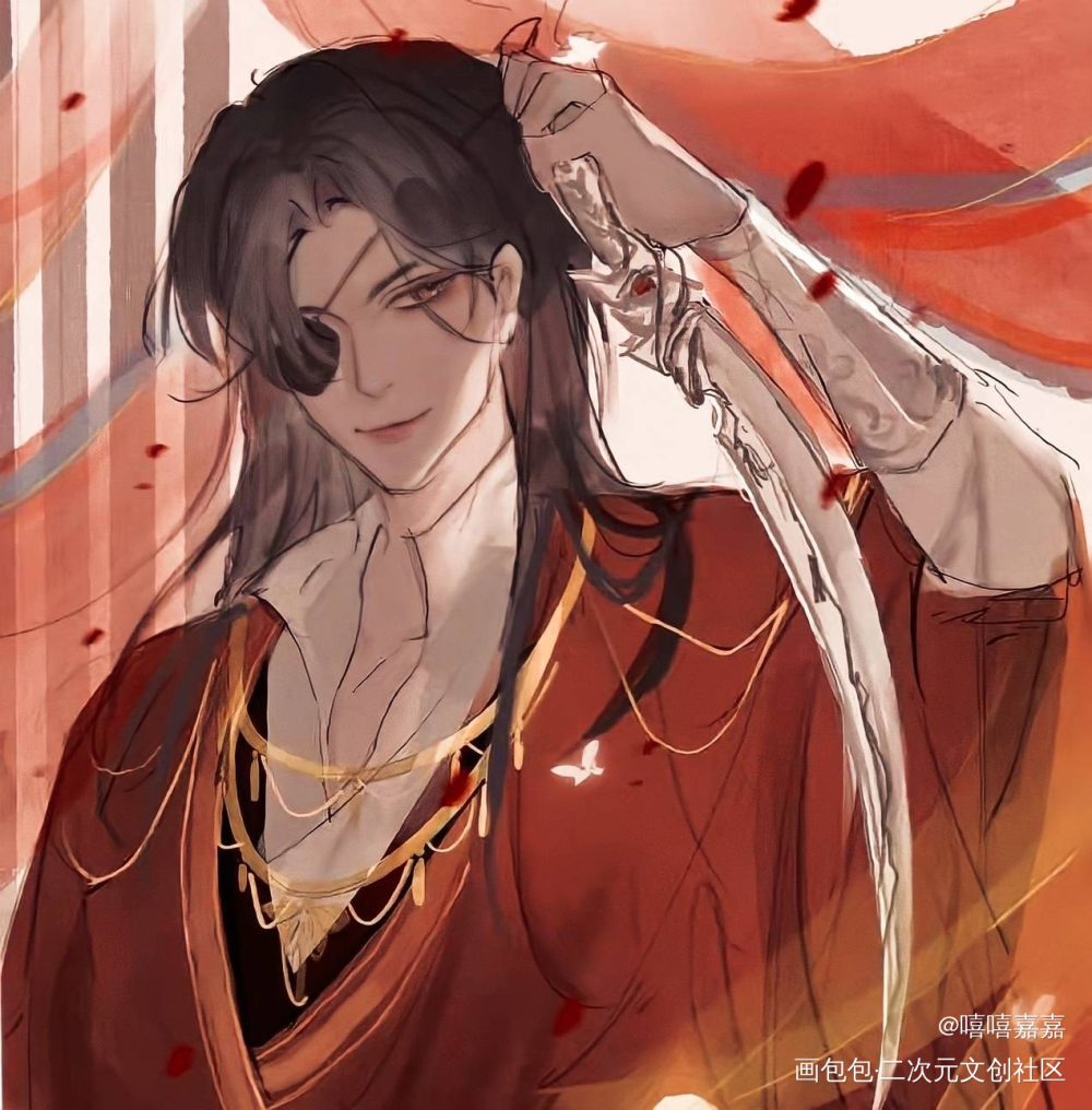 花怜_天官赐福花怜谢怜花城绘画作品